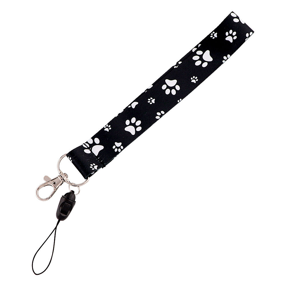 Wholesale Polyester Sunflower Starry Sky Short Mobile Phone Lanyard Keychain